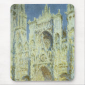 Rouen Cathedral West Facade Sunlight, Claude Monet Mousepad (Vorne)