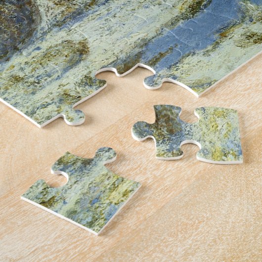 Rouen Cathedral West Facade Sunlight, Claude Monet Puzzle (Seite)