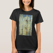 Rouen Cathedral West Facade Sunlight, Claude Monet T-Shirt (Vorderseite)