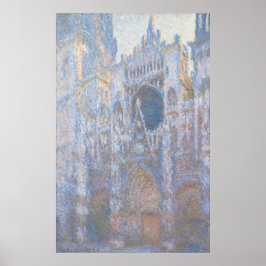 Rouen Cathedral Westfassade von Claude Monet Poster