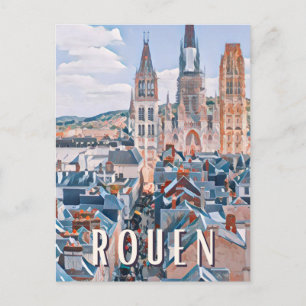 Rouen Foto Vintage Postkarte