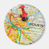 Rouen, Frankreich Magnet (Vorne)