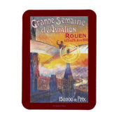 Rouen, Frankreich - Pilot und Flugzeug Magnet (Vertikal)