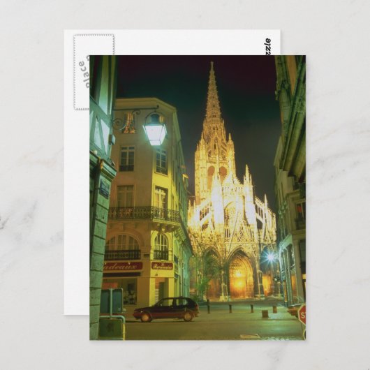 Rouen, Frankreich Postkarte (Vorne/Hinten)