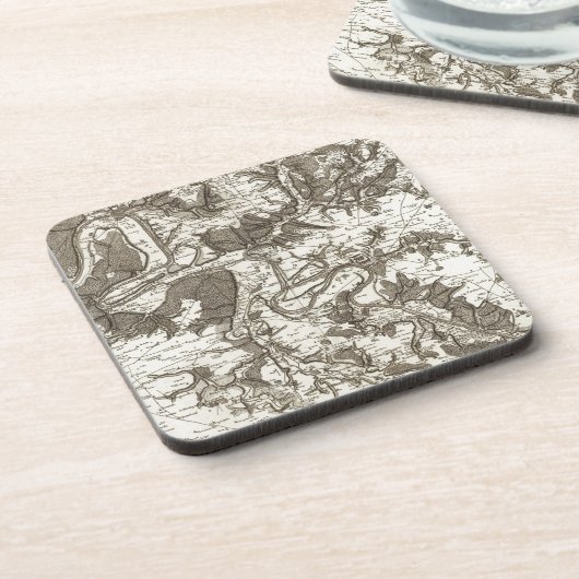 Rouen Getränkeuntersetzer (Linke Seite)