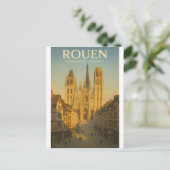 Rouen Normandy France 2026 Postkarte (Stehend Vorderseite)