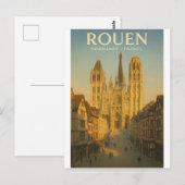 Rouen Normandy France 2026 Postkarte (Vorne/Hinten)