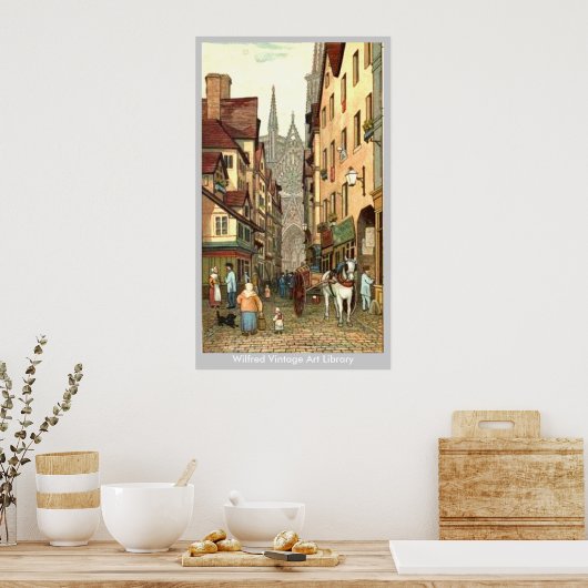 Rouen Street Poster (Küche)