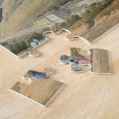 Rouen von Mont Sainte-Catherine (w/c auf Papier) Puzzle (Seite)