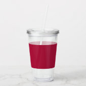Rouge Acryltrinkbecher (Rückseite)