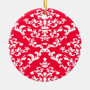 Rouge Bold Damask in Emporiomoffa Keramikornament