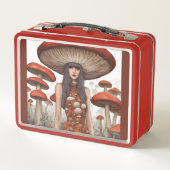 Rouge Fungirl Metall Brotdose (Rückseite)