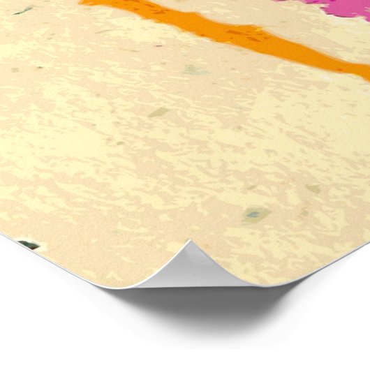 Rouge Girl Poster (Ecke)