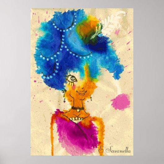 Rouge Girl Poster (Vorne)