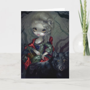 Rouge-" Gruß-Karte "Le Petit Chaperon Karte