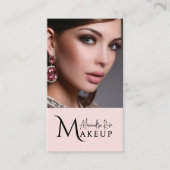 Rouge-Make-up-Artist-Qr-Code-Social-Icon Visitenkarte (Vorderseite)