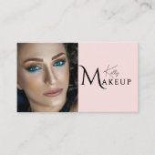 Rouge Makeup-Artist QR-Code Social Icon Visitenkarte (Vorderseite)