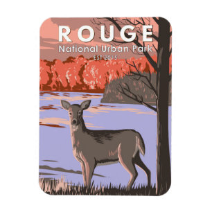 Rouge National Urban Park Kanada Reise Vintage Magnet