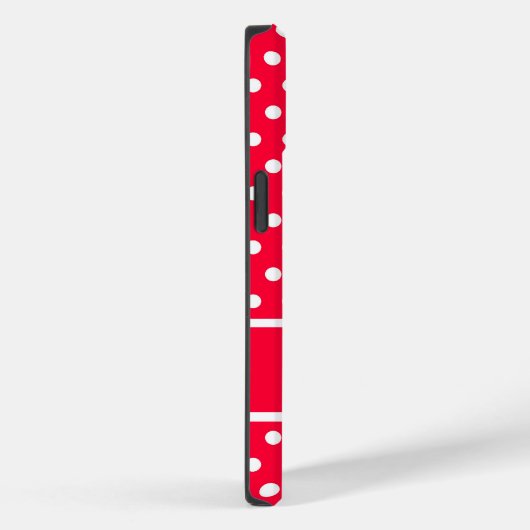 Rouge Red Polka Dots Case-Mate iPhone Hülle (Rückseite / Rechts)
