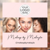 Rouge-Schrift-Logo Foto-Make-up-Studio Fensteraufkleber (Blatt 2)