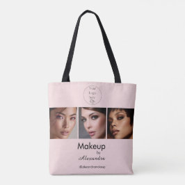 Rouge-Schrift-Logo-Foto-Makeup-Studio Tasche