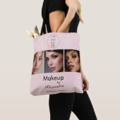 Rouge-Schrift-Logo-Foto-Makeup-Studio Tasche (Von Nahem)