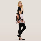 Rouge-Schrift-Logo-Foto-Makeup-Studio Tasche (Am Model)