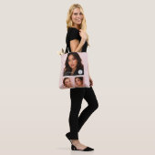 Rouge-Schrift-Logo-Foto-Makeup-Studio Tasche (Am Model)