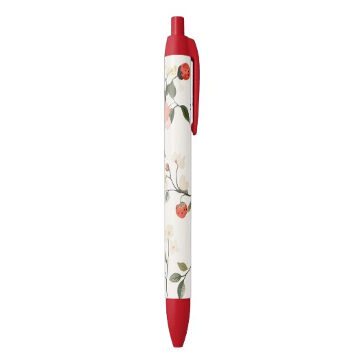 Rougecreme Erdbeeren Kugelschreiber (Unterseite (Vertikal))