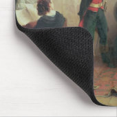 Rouget de Lisle, der das Marseillaise singt Mousepad (Ecke)