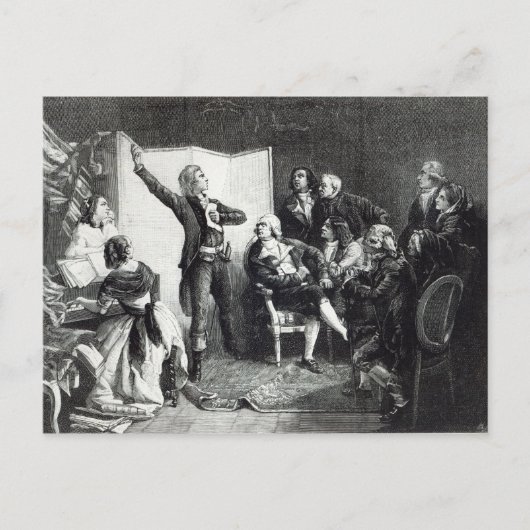 Rouget de L'Isle Postkarte (Vorderseite)