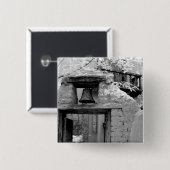 Rough adobe bell in entrway, Santa Fe, New Button (Vorne & Hinten)