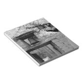 Rough adobe bell in entrway, Santa Fe, New Notizblock (angewinkelt)