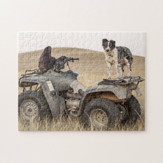 Rough and Tumble ATV Dog Foto Puzzle (Horizontal)