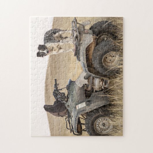 Rough and Tumble ATV Dog Foto Puzzle (Vertikal)