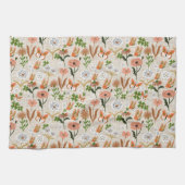 Rough Bamboo Floral Daisy Kleeblatts Bauernhof Geschirrtuch (Horizontal)