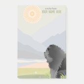 ROUGH BLACK CHOW Sticknotes Post-it Klebezettel (Vorderseite)