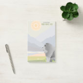 ROUGH BLUE CHOW Sticknotes Post-it Klebezettel (Büro)