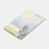 ROUGH BLUE CHOW Sticknotes Post-it Klebezettel (angewinkelt)