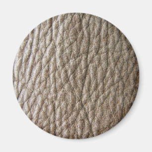Rough braune Imitate Ledertextur, viele Falten Magnet