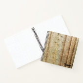 Rough Brown Wood Plank sketchbook journal Notizblock (Innenseite)