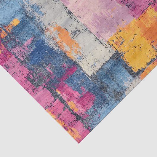 Rough Brushstroke Print Tissue Paper Seidenpapier (Ausschnitt)