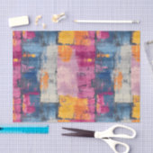 Rough Brushstroke Print Tissue Paper Seidenpapier (Handwerk)