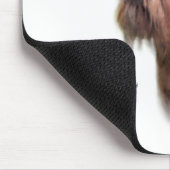 Rough Brussels Griffon History Mousepad (Ecke)