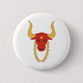 Rough bull | Bull | OX Button (Vorderseite)