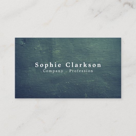 Rough Chalkboard Effect, rustikal Visitenkarte (Vorderseite)
