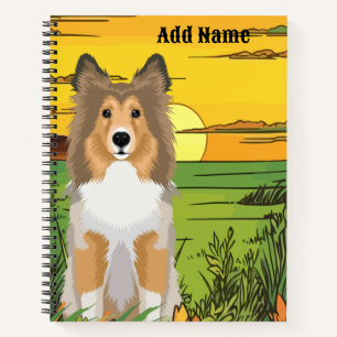 Rough Coat Collie Notizblock