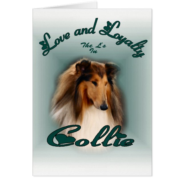 Rough Collie Art Gaben (Vorne)