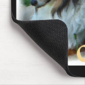 Rough Collie Art Gaben Mousepad (Ecke)