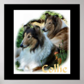 Rough Collie Art Gaben Poster (Vorne)